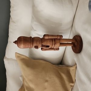 Potterybarn wooden nutcracker